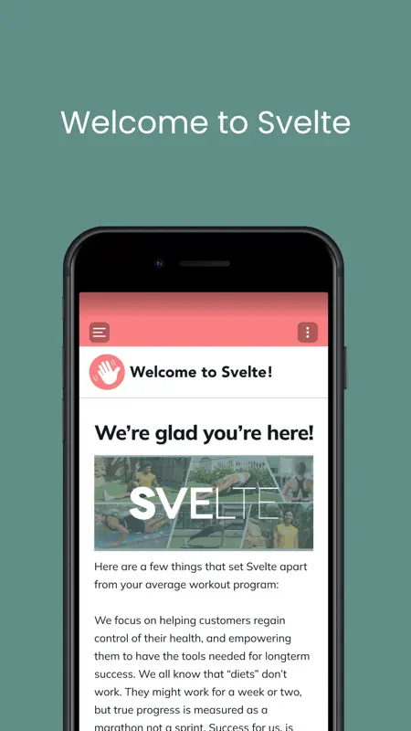 Svelte: At Home Fitness screenshot 1 of 5