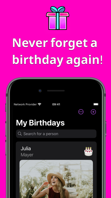 Birthdayify Screenshot
