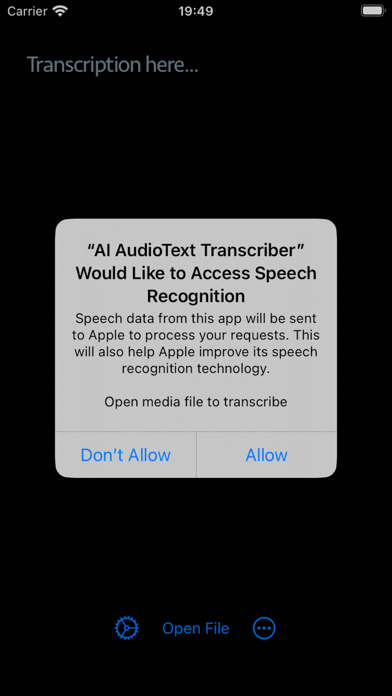 Screenshot #2 pour AI AudioText Transcriber