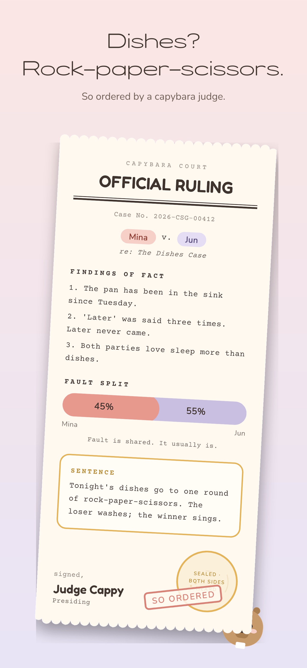 Screenshot 1 of Capybara Court