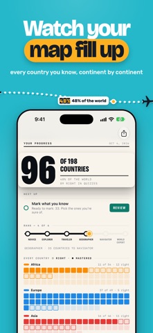 World Quiz: Globe & Map Games Screenshot 6 of 10