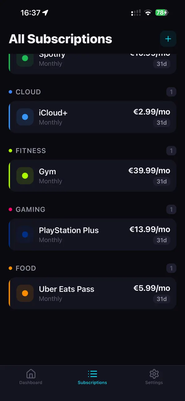 #5. Chroma Subs (iOS) Által: Gianfranco Antenucci