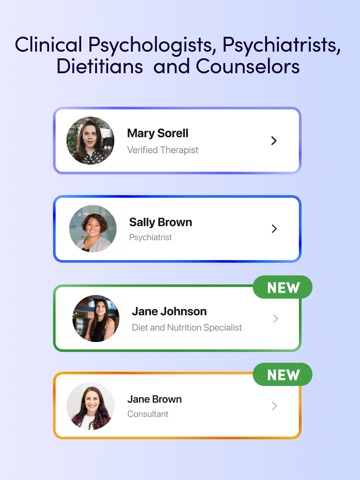Hiwell Therapy & Mental Health iPad screenshot 5