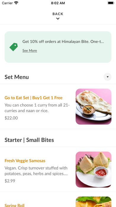 Himalayan Bite app screenshot 3