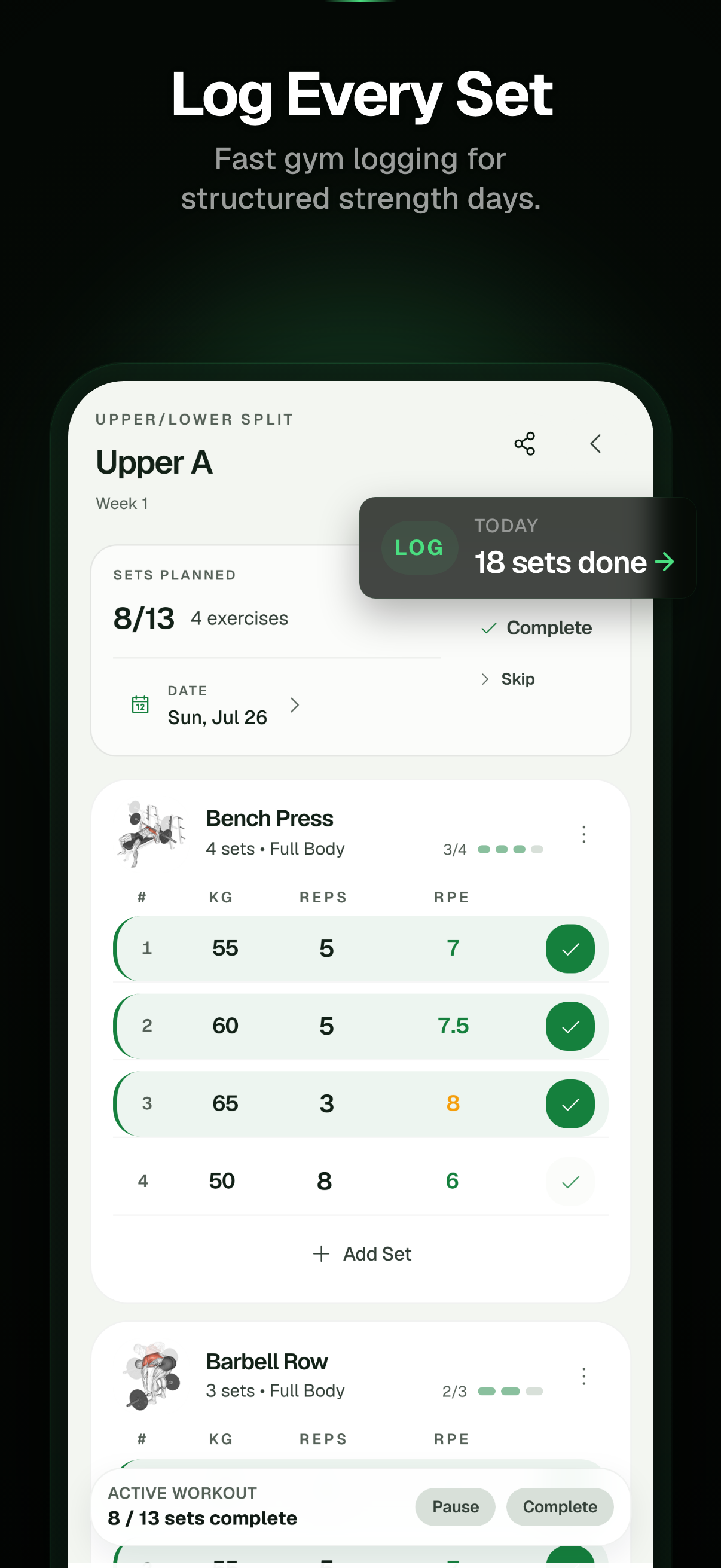 IronFlow: Gym Strength Tracker screenshot 3