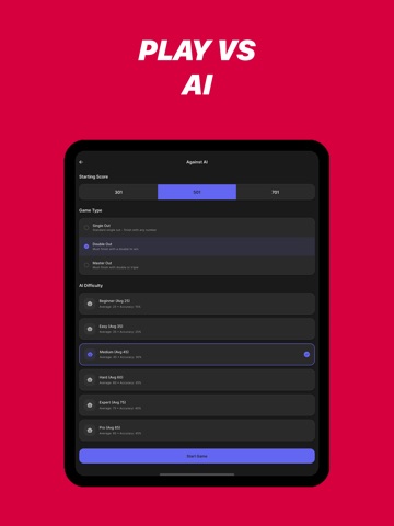 Dart Counter - DartBuddy iPad screenshot