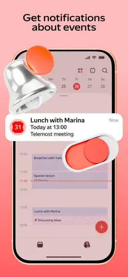 Yandex Calendar iPhone Screenshot 3