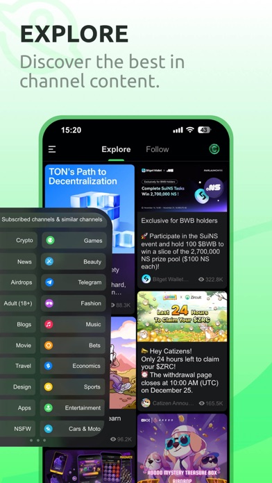 Conso - Community on Telegram Screenshot