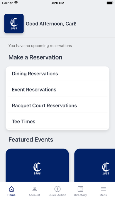 Columbia Country Club Screenshot