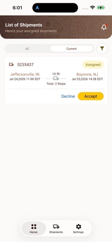 UPS® Network Carrier Mobile screenshot