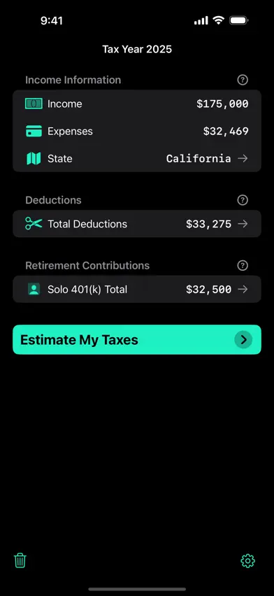 Taxatio - Tax Calculator screenshot 1