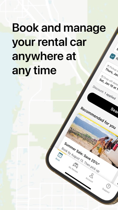 Hertz Rental Car, SUV, Van screenshot
