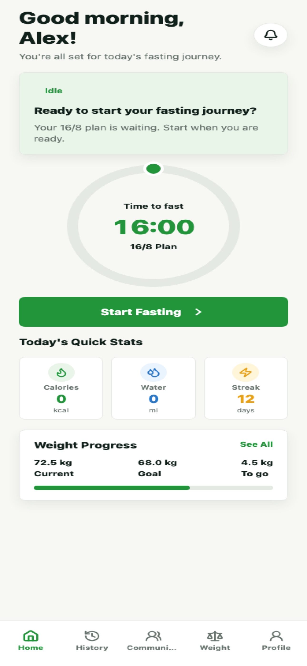 Screenshot 4 of FastFit: Fasting Tracker