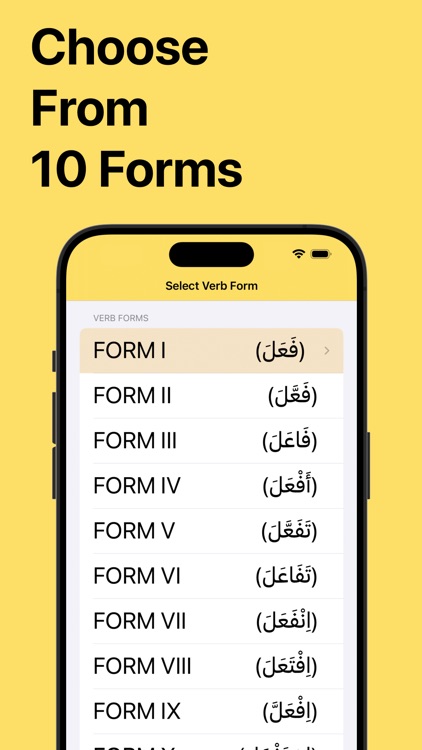 Arabic Sarf Morphology