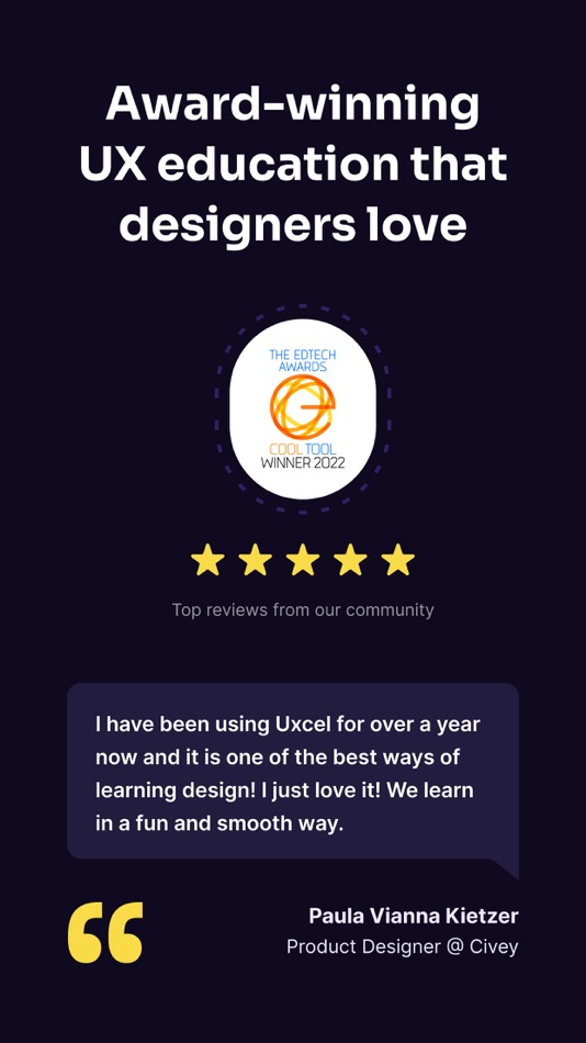 #8. Uxcel: UX, PM & AI Courses (iOS) 由: Uxcel, Inc.