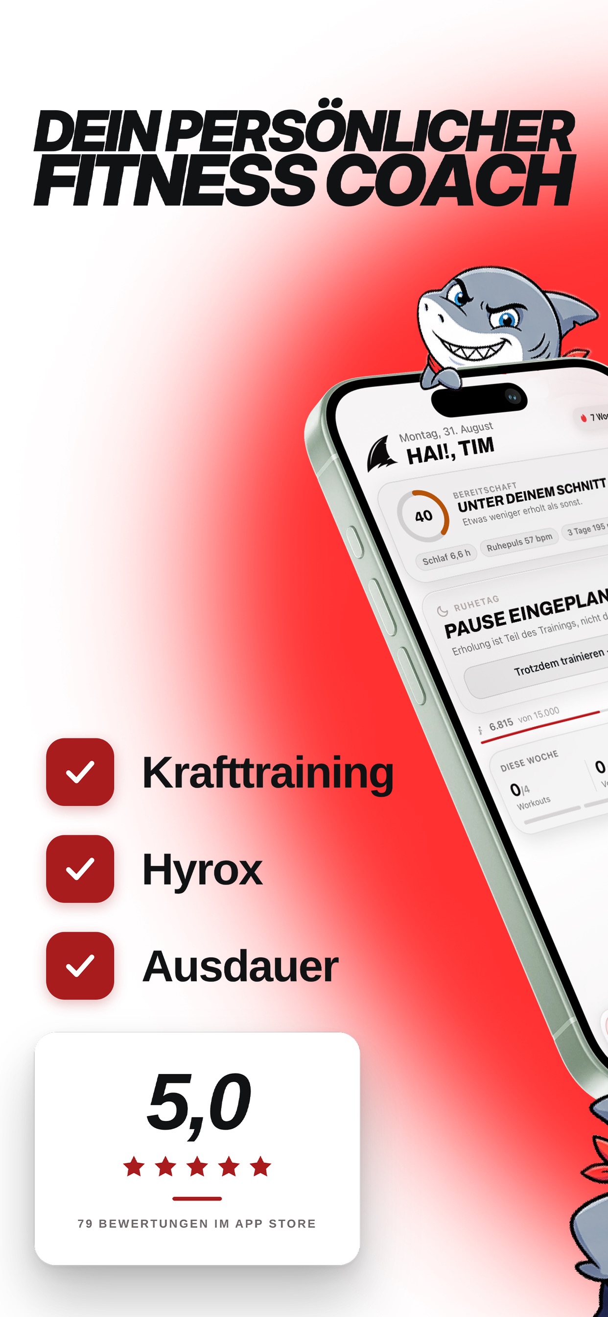 Screenshot 1 of fin fitnesstracker