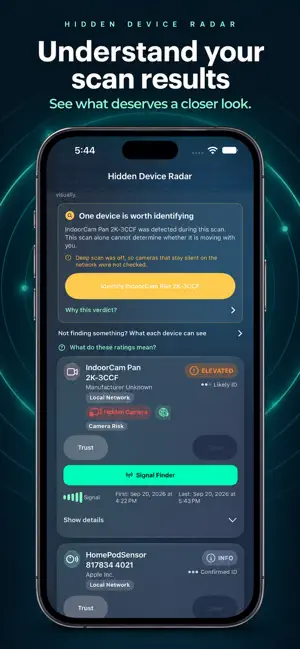 Hidden Device Radar screenshot 2