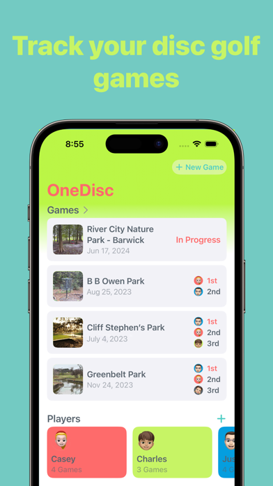 OneDisc - Disc Golf Tracker Screenshot