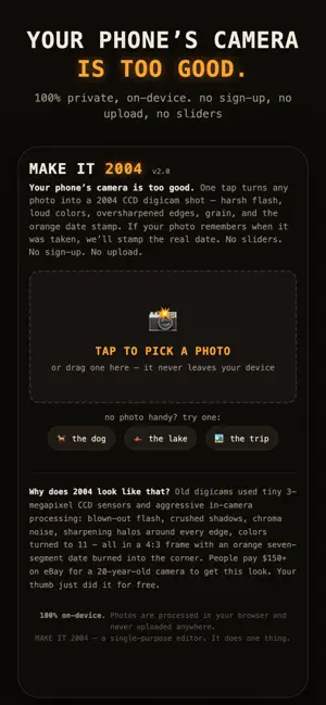 Make It 2004: Digicam Filter screenshot 3