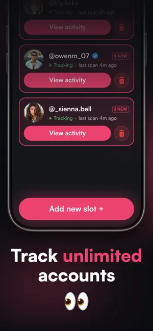 Recently Followed: Tracker screenshot 4