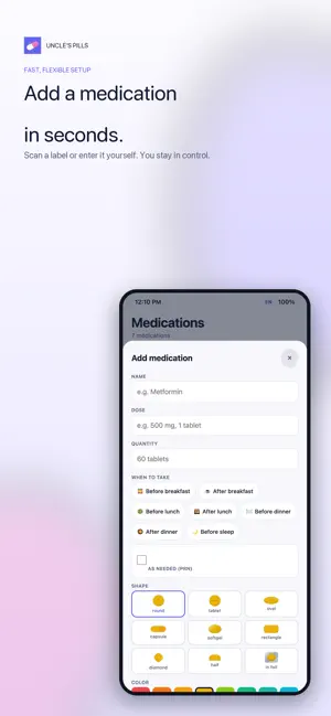 Unclepills - Pills Manager screenshot 4
