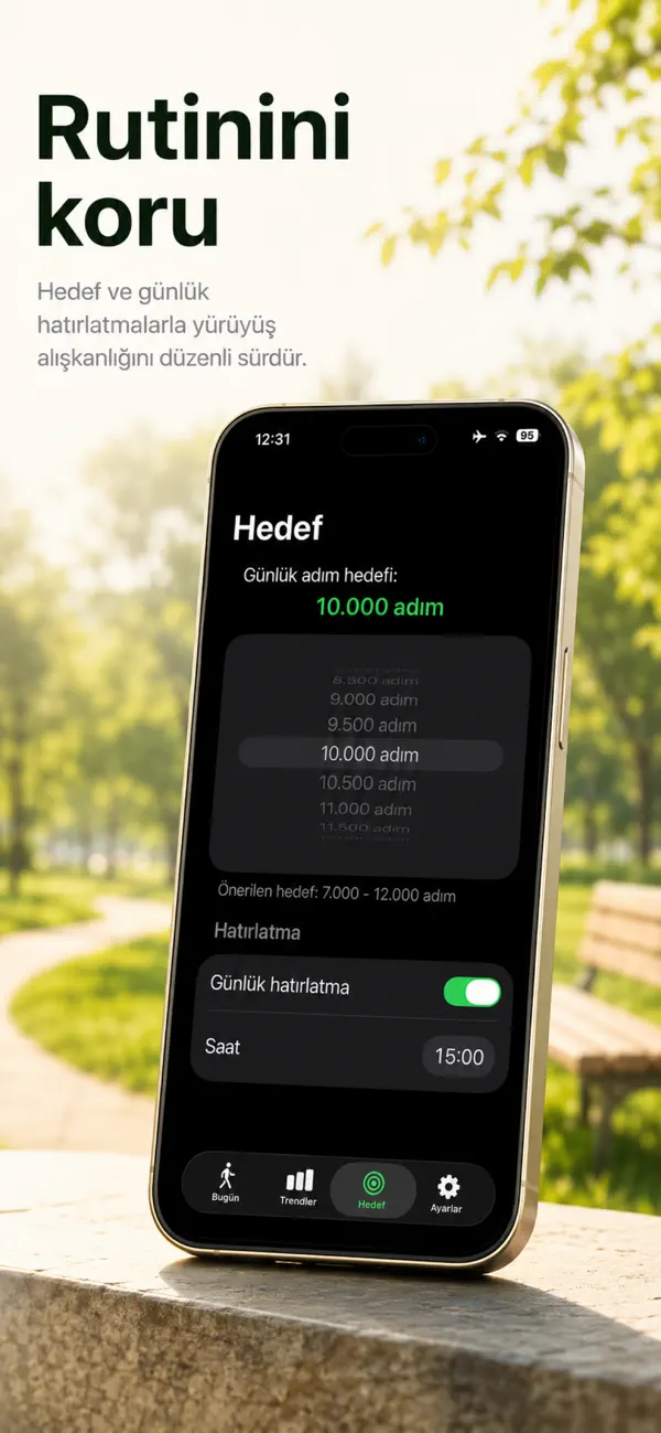 Screenshot #3 pour Adım Sayar – Pedometre