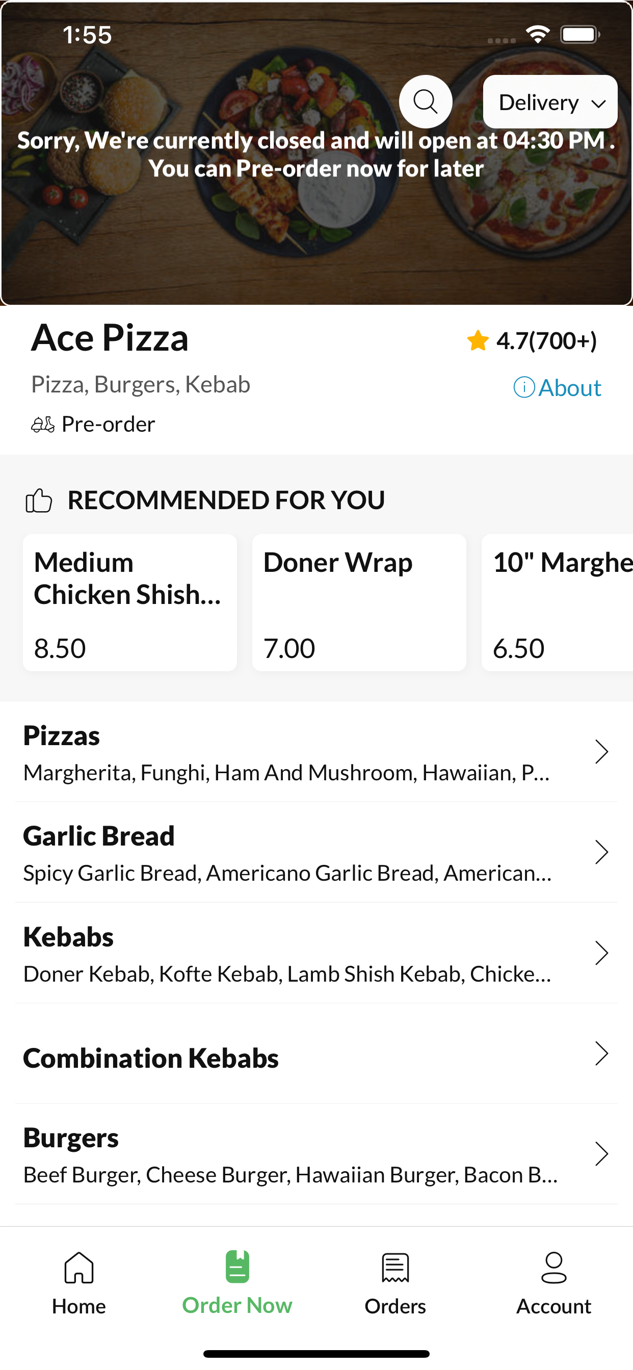 Ace Pizza.