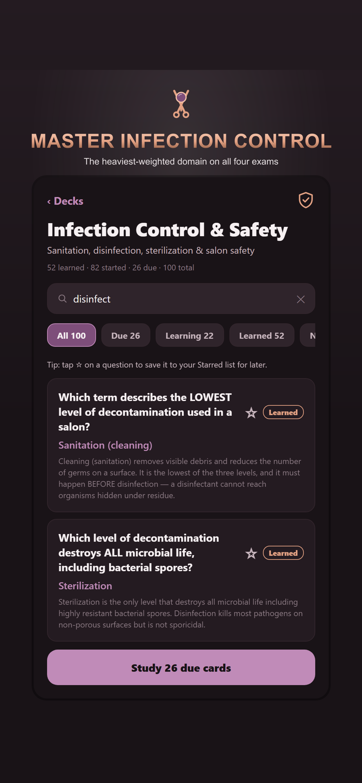 Esthetician State Board Exam screenshot 5