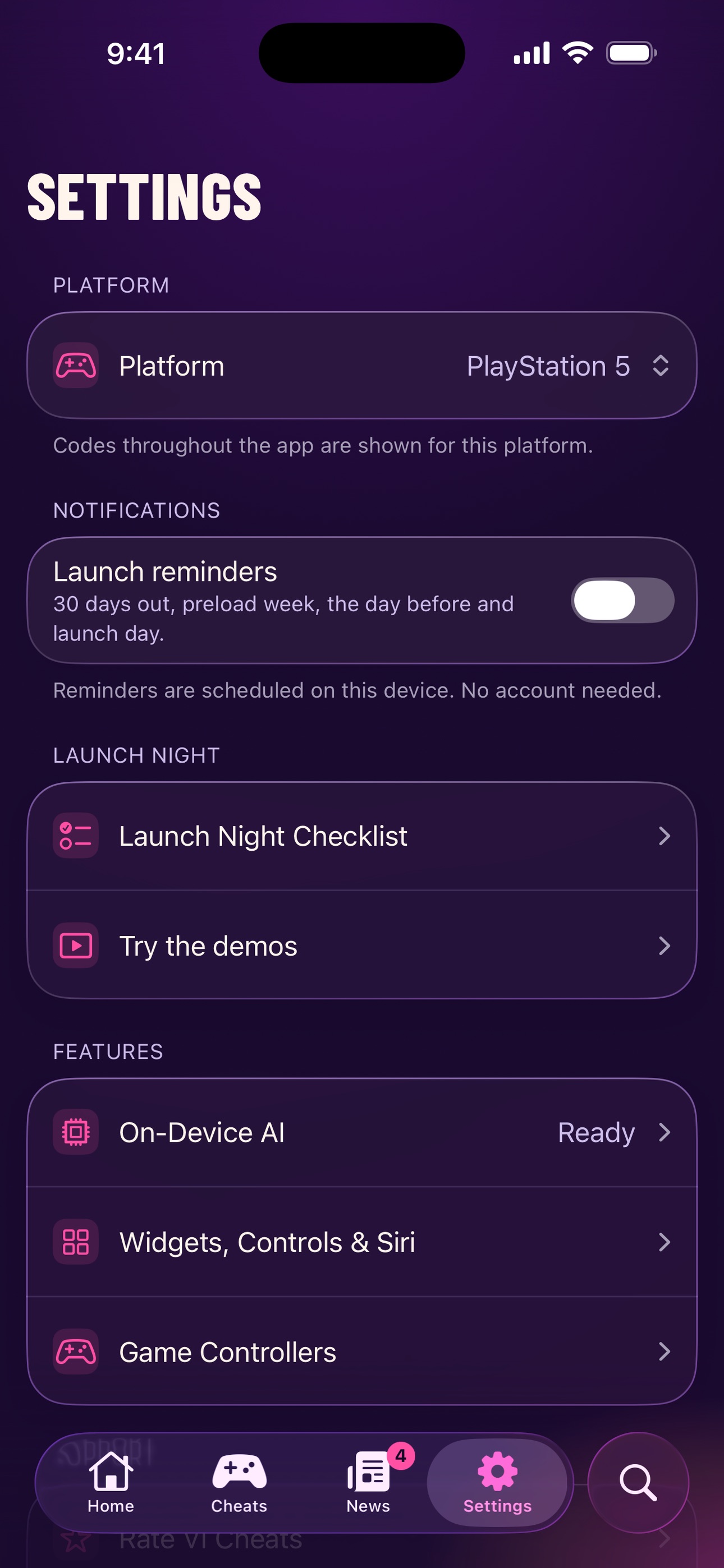 Screenshot 8 of VI Cheats