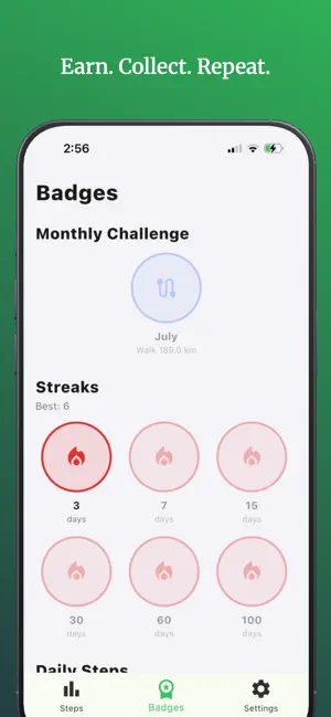Pedometer II screenshot 2