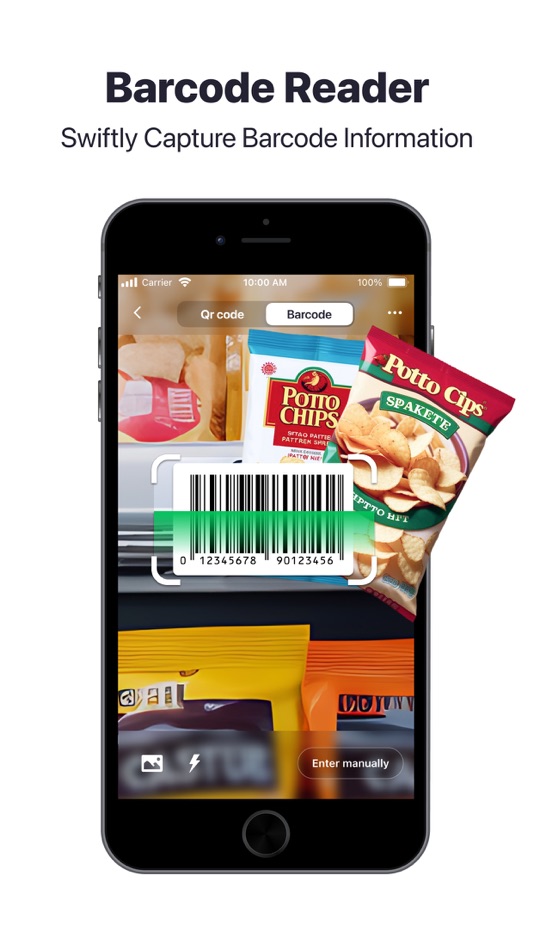 #2. QR Code & Barcode-Scanner App (iOS) Tekijänä: FLOOMIX LTD