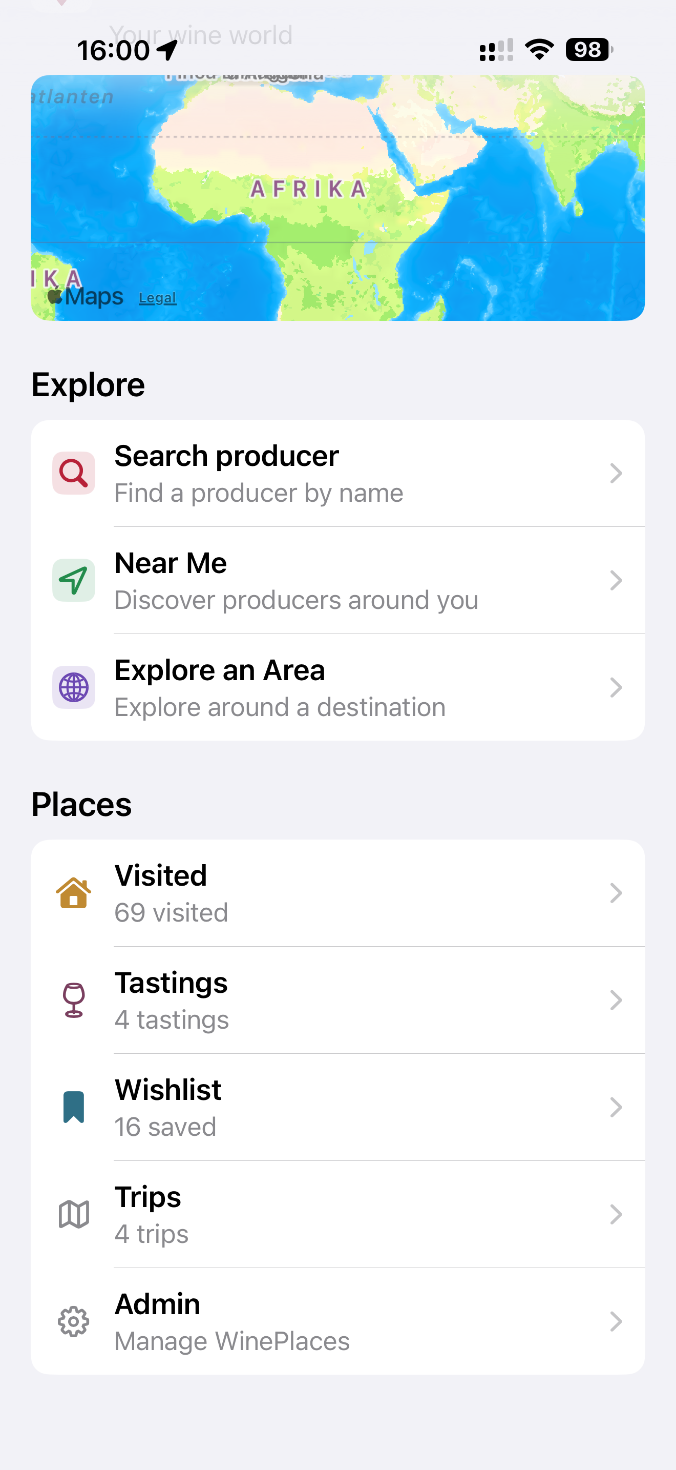 WinePlaces