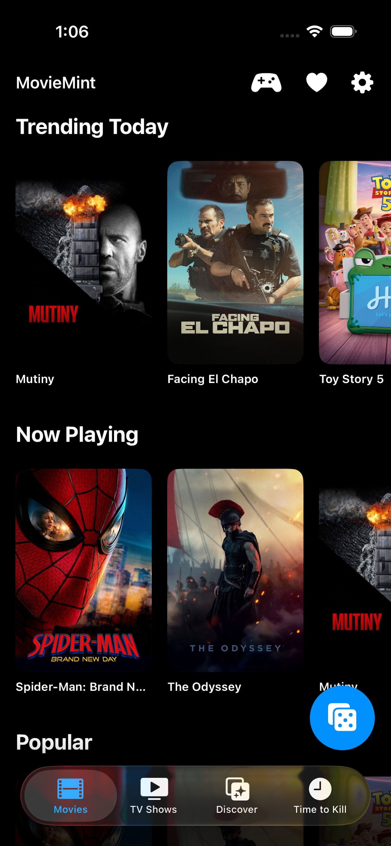 Screenshot 1 of MovieMint: Movies & TV Shows