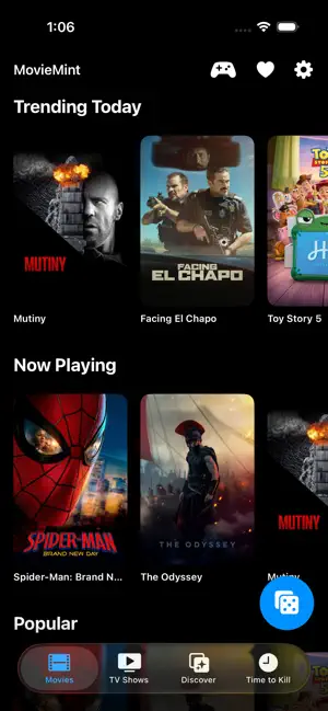MovieMint: Movies & TV Shows screenshot 1