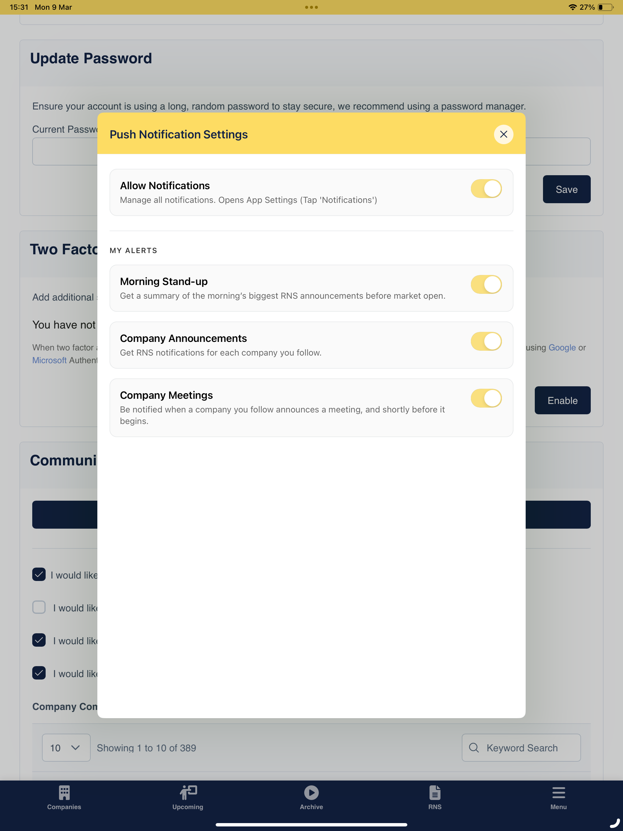 Investor Meet Company screenshot 9