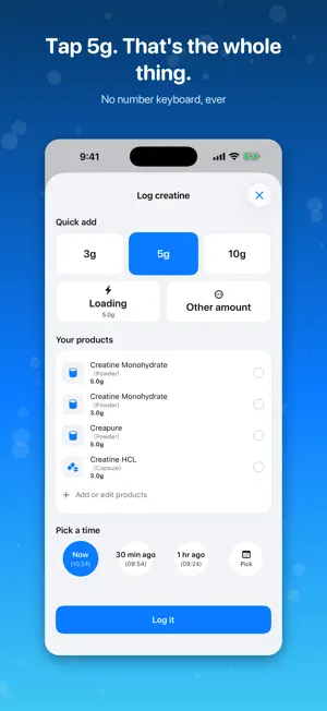 Creatine Tank: Daily Tracker screenshot 2