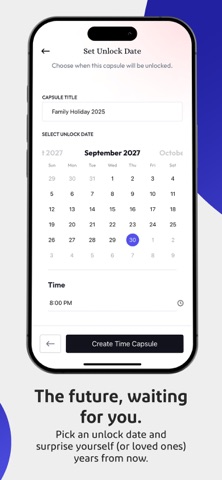 TimeLock: Digital Time Capsule Screenshot 5 of 8