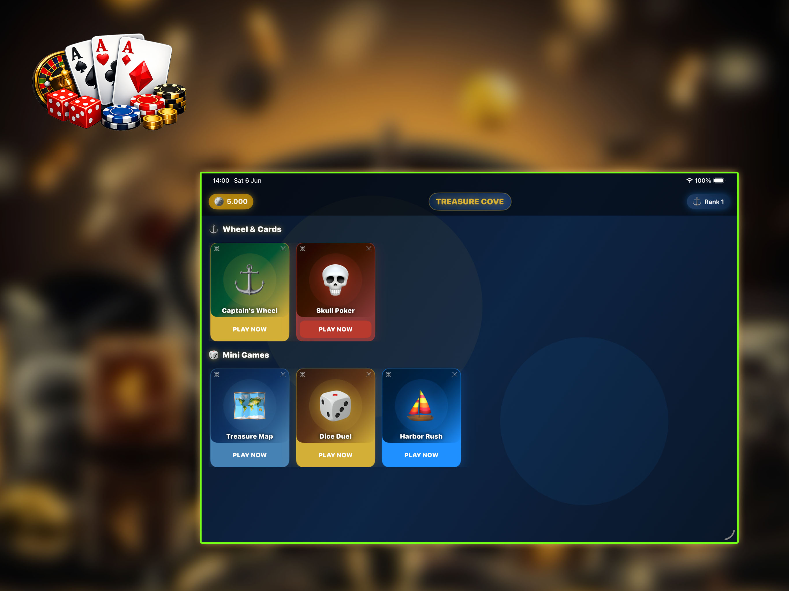 TreasureCove Battle Slots