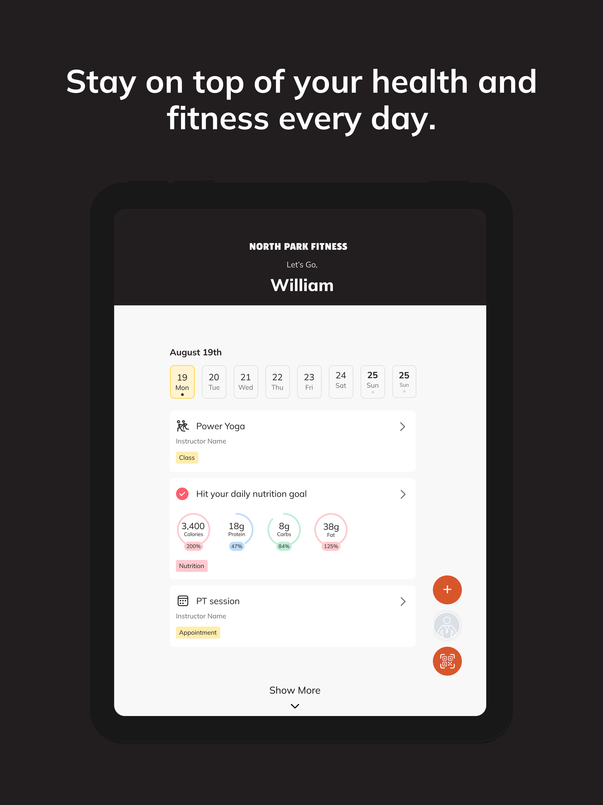 North Park Fitness App