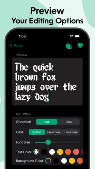 Font Space for Cut Machines iphone bilder 3