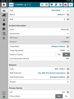 HealthEMS MobileTouch screenshot 3