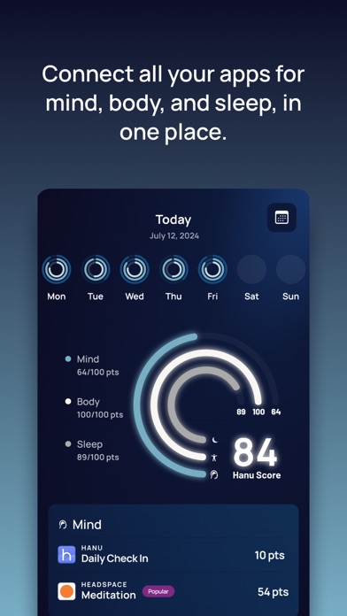 Hanu: Mental Wellness Tracker Screenshot