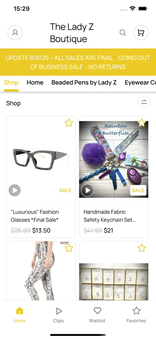 Screenshot #1 pour The Lady Z Boutique