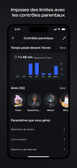 Capture d'écran de Roblox sur iPhone 6