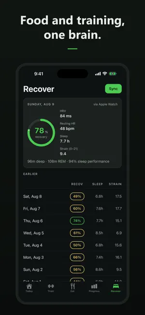 Recomp Coach: Gym & Macros screenshot 2