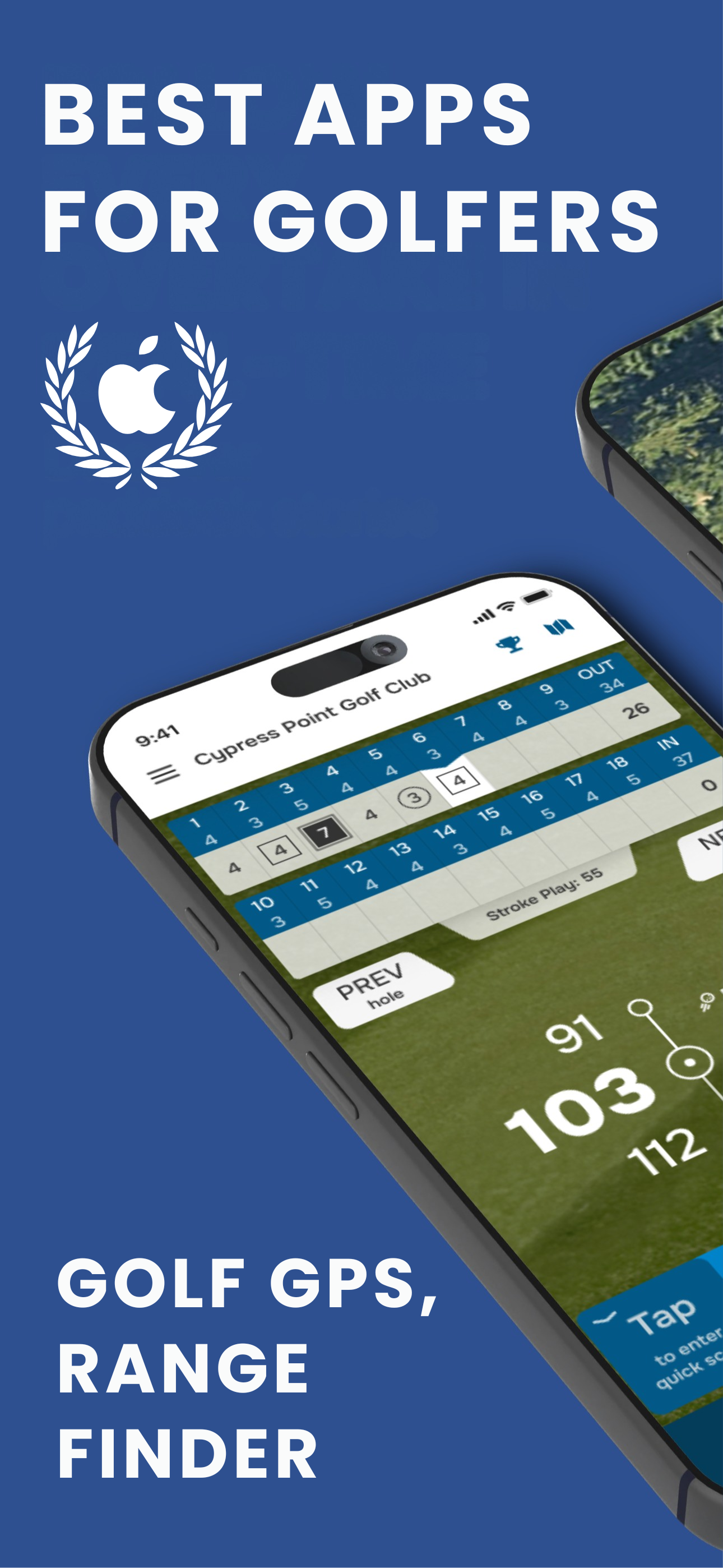Golf Pad GPS Range Finder