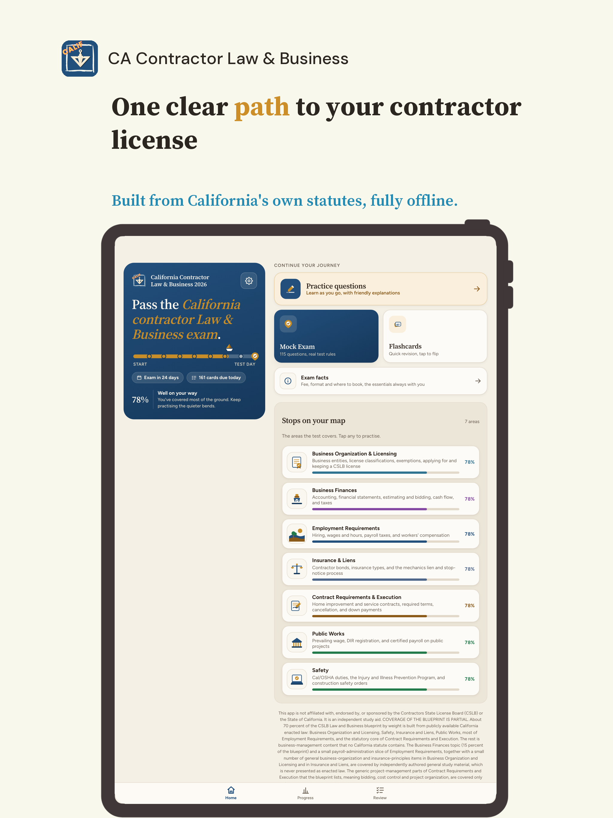 California Contractor Law screenshot 9