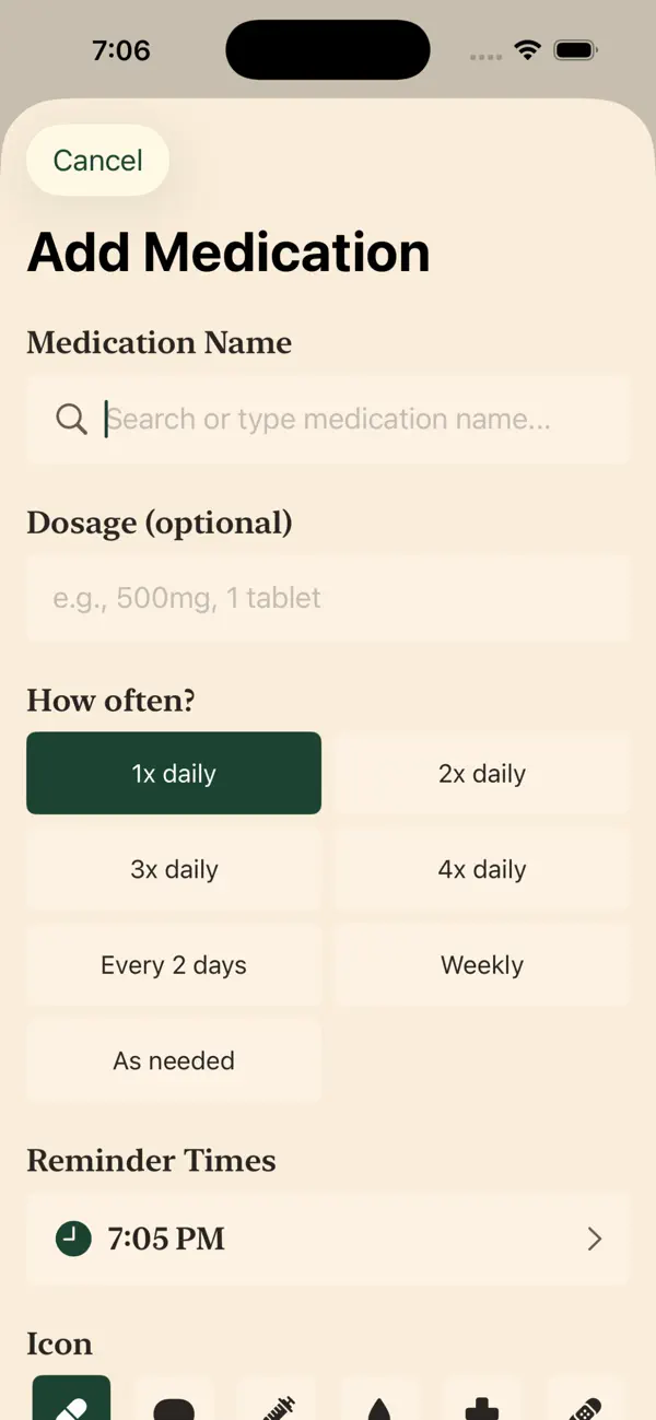 #1. Pill Tracker 2026 (iOS) От: Esref Gunaydin