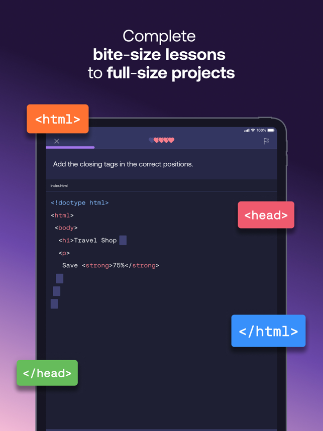 ‎Learn Coding/Programming: Mimo Screenshot