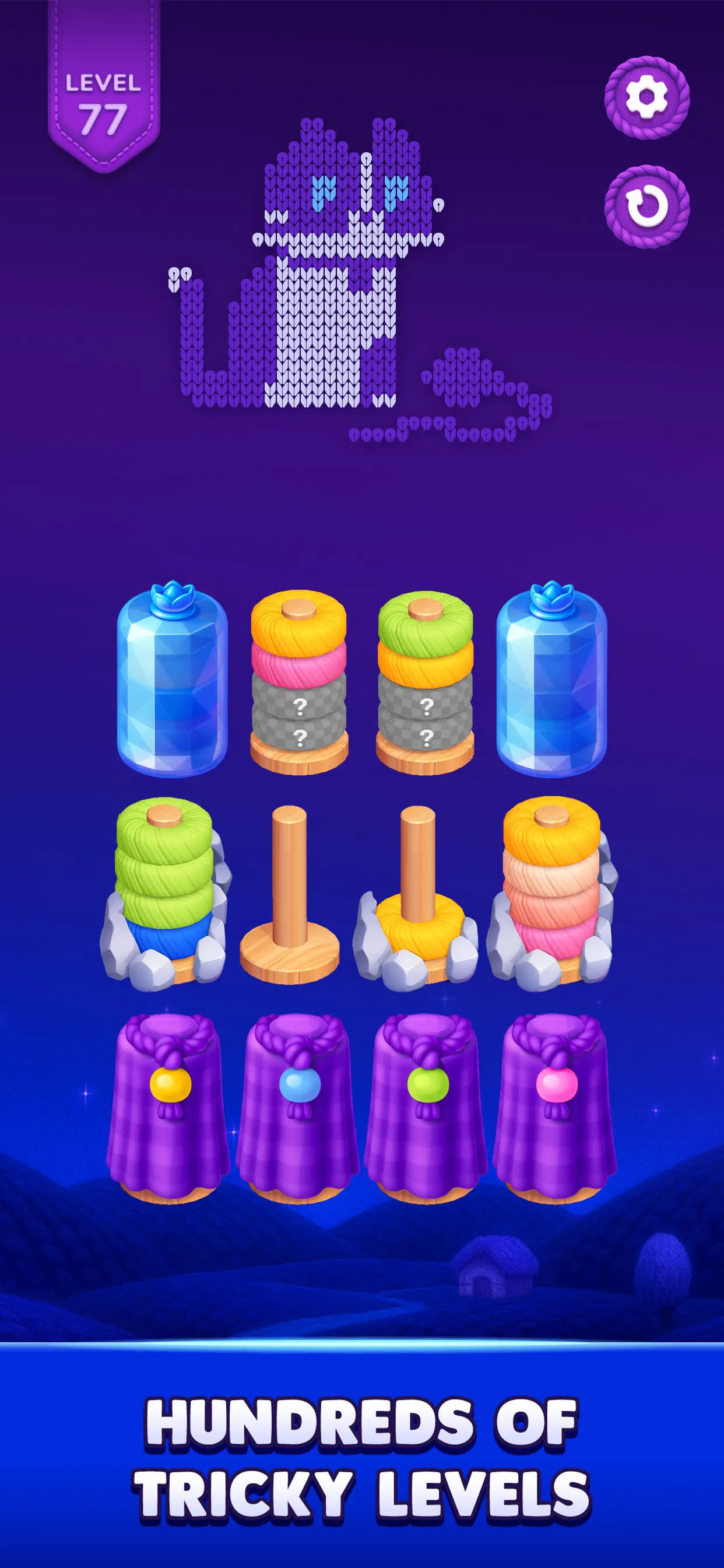 Wool Knit: Sort Colors screenshot 6